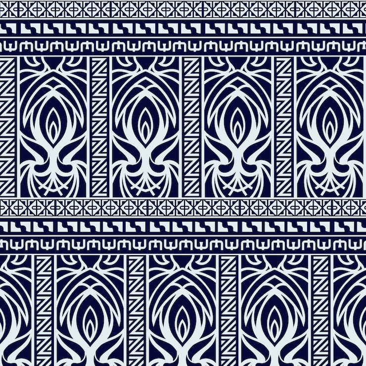 Vector Gratis desain pola tato maori desain datar