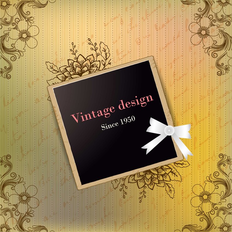 Vector Gratis desain polaroid vintage