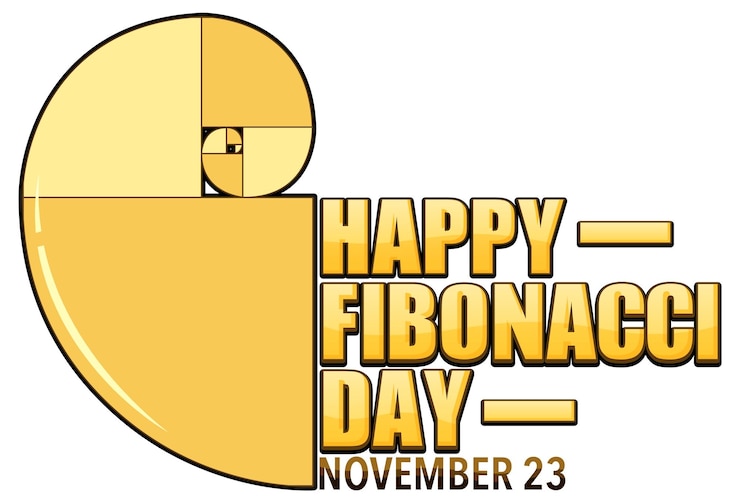 Vector Gratis desain poster hari fibonacci