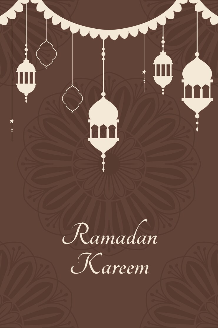 Vector Gratis desain poster ramadan mubarak
