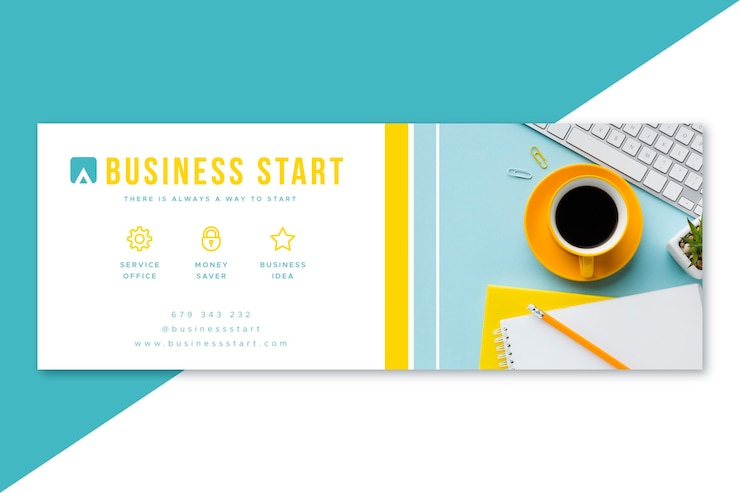 Vector Gratis desain sampul bisnis facebook