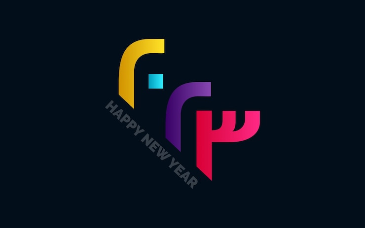 Vector Gratis desain teks selamat tahun baru 2023 sampul buku harian bisnis untuk tahun 2023 dengan ucapan desain brosur templat kartu banner ilustrasi vektor