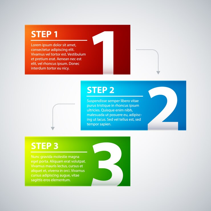 Vector Gratis desain templat infografis
