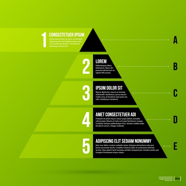 Vector Gratis desain templat infografis