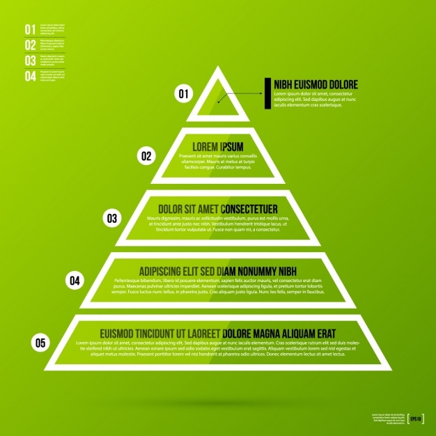 Vector Gratis desain templat infografis