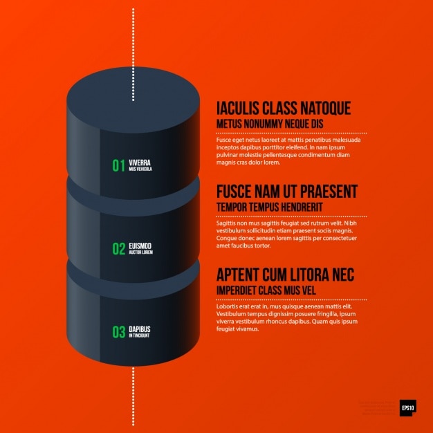 Vector Gratis desain templat infografis