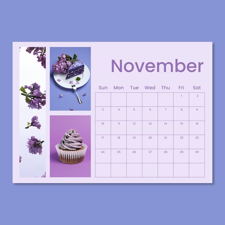 Vector Gratis desain templat kalender
