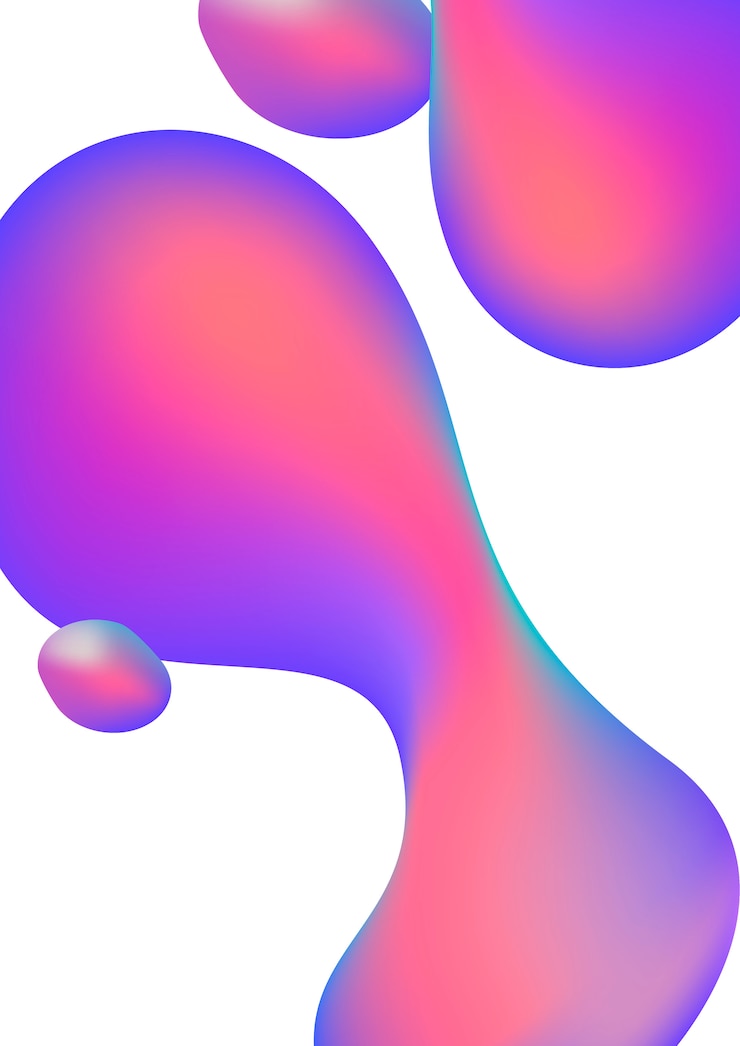 Vector Gratis desain wallpaper gradien fluid