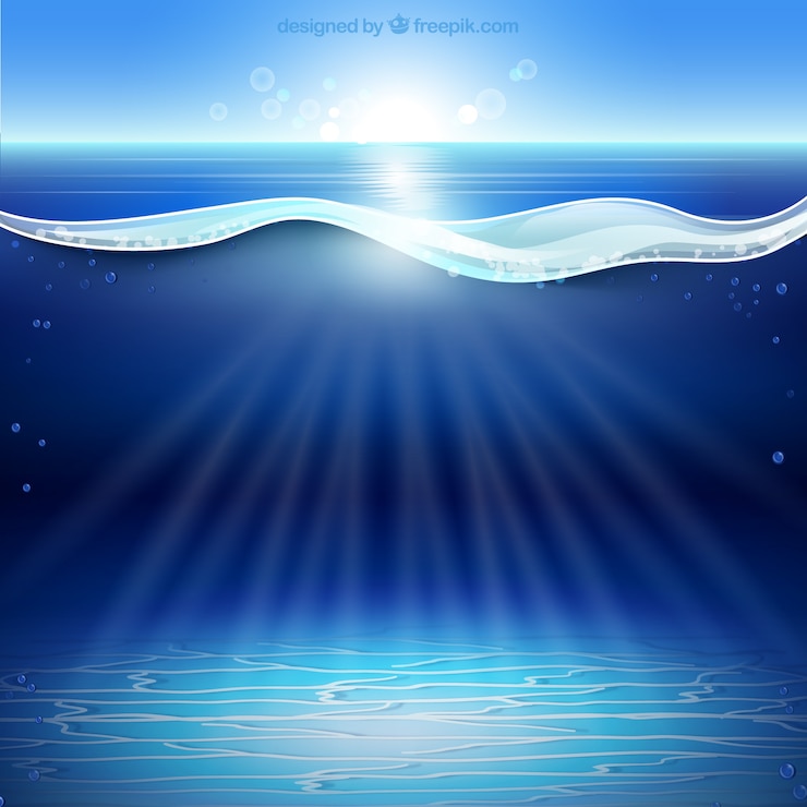 Vector Gratis di bawah laut