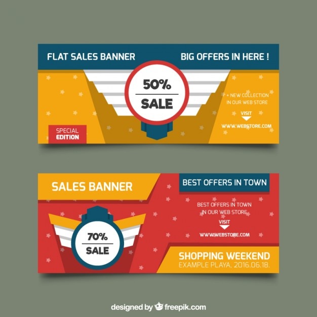 Vector Gratis discount banner