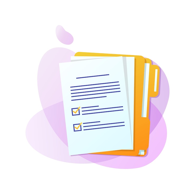 Vector Gratis document vector colorful design