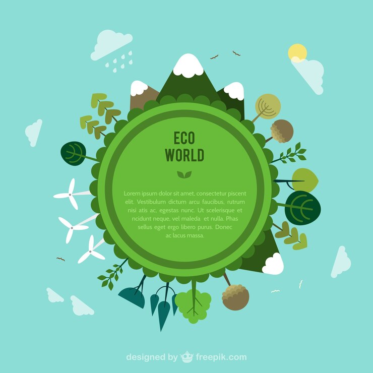 Vector Gratis eco world template