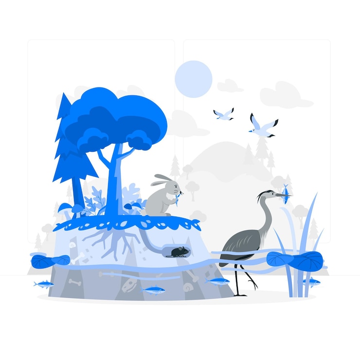 Vector Gratis ecosystem concept illustration