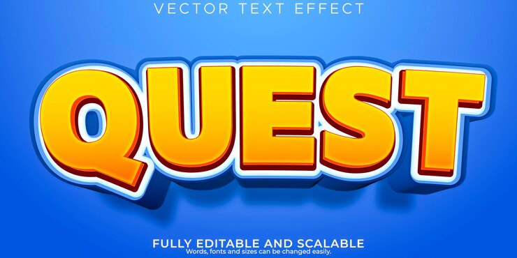 Vector Gratis editable cartoon text effect comic font style