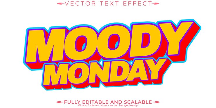 Vector Gratis efek teks bisa diedit retro, stiker bisa diedit, dan gaya teks vintage