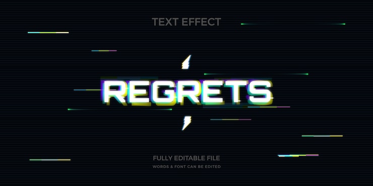 Vector Gratis efek teks vhs realistis