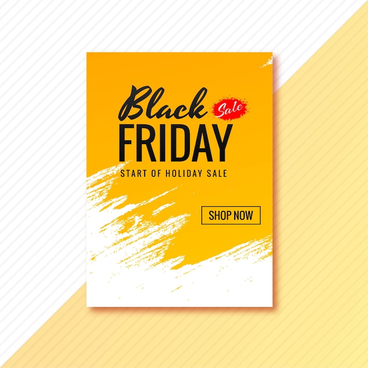 Vector Gratis elegant black friday sale template design