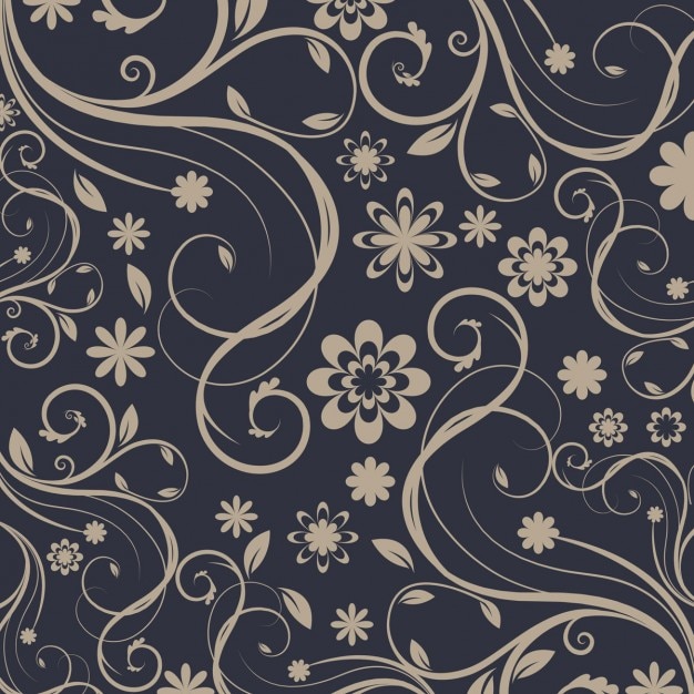 Vector Gratis elegant floral pattern