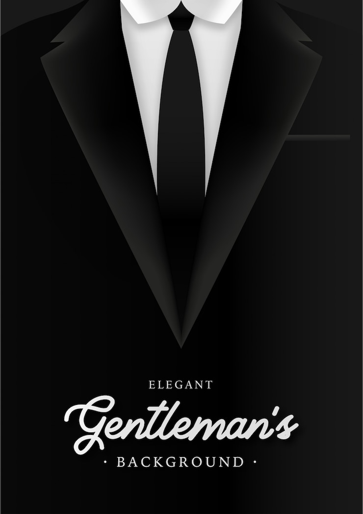 Vector Gratis elegant gentleman's background with business man suite