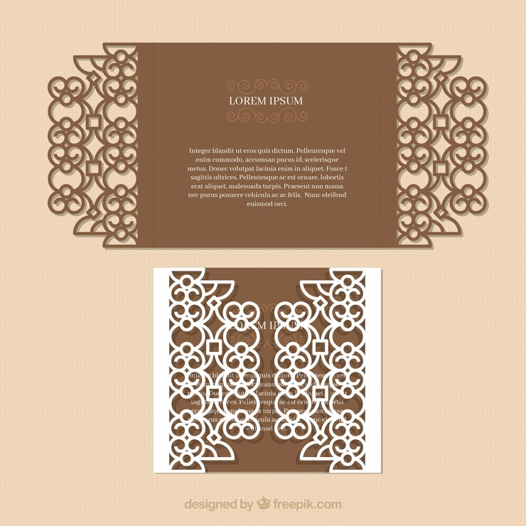 Vector Gratis elegant ornamental card