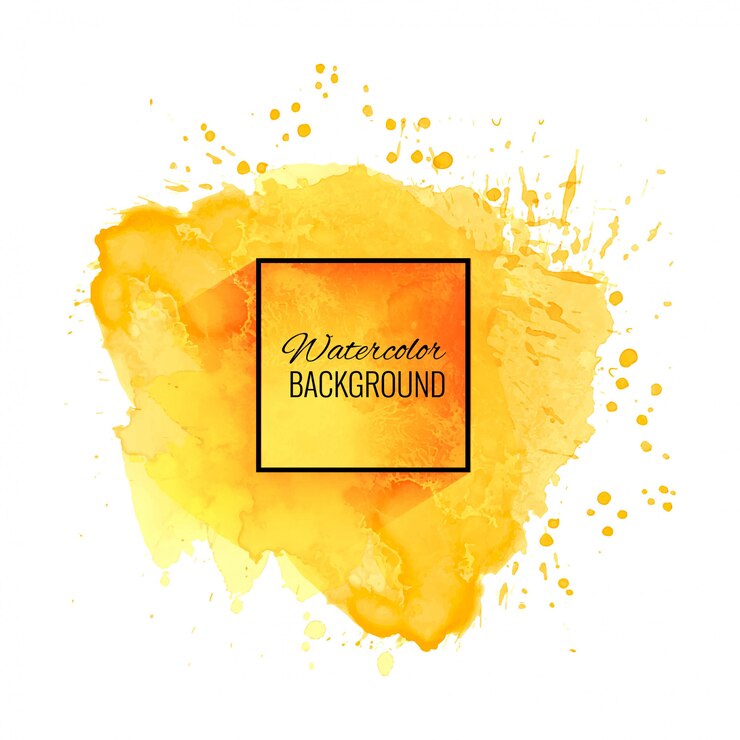 Vector Gratis elegant soft yellow watercolor background