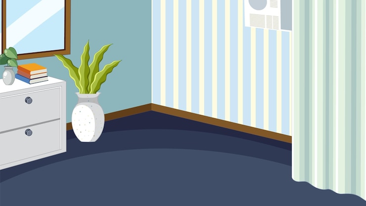 Vector Gratis empty room interior design