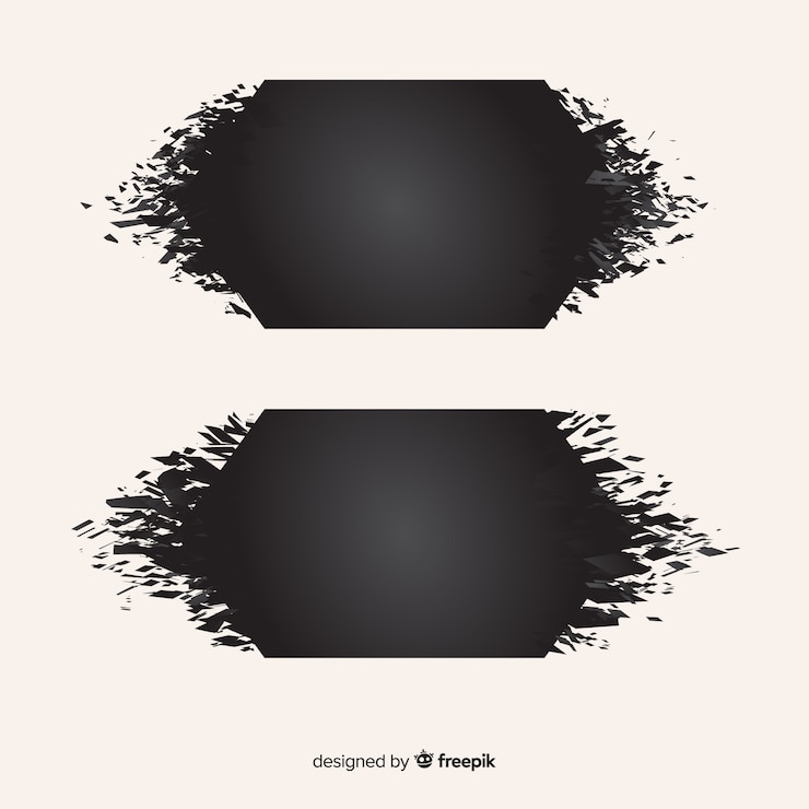 Vector Gratis explosion banners