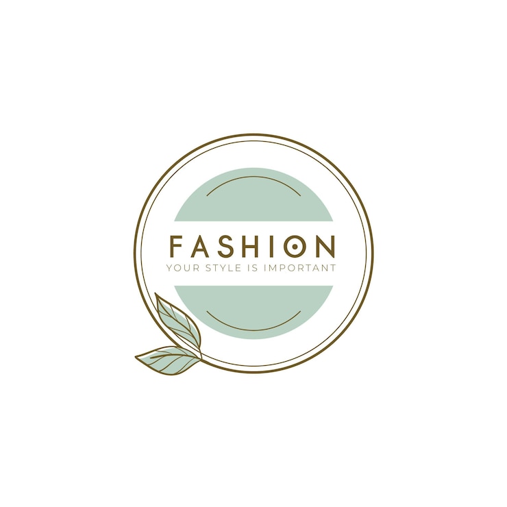 Vector Gratis fashion brand logo template