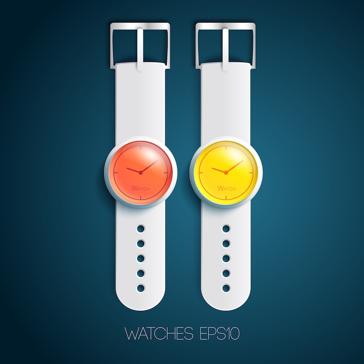 Vector Gratis fashionable accessory watch
