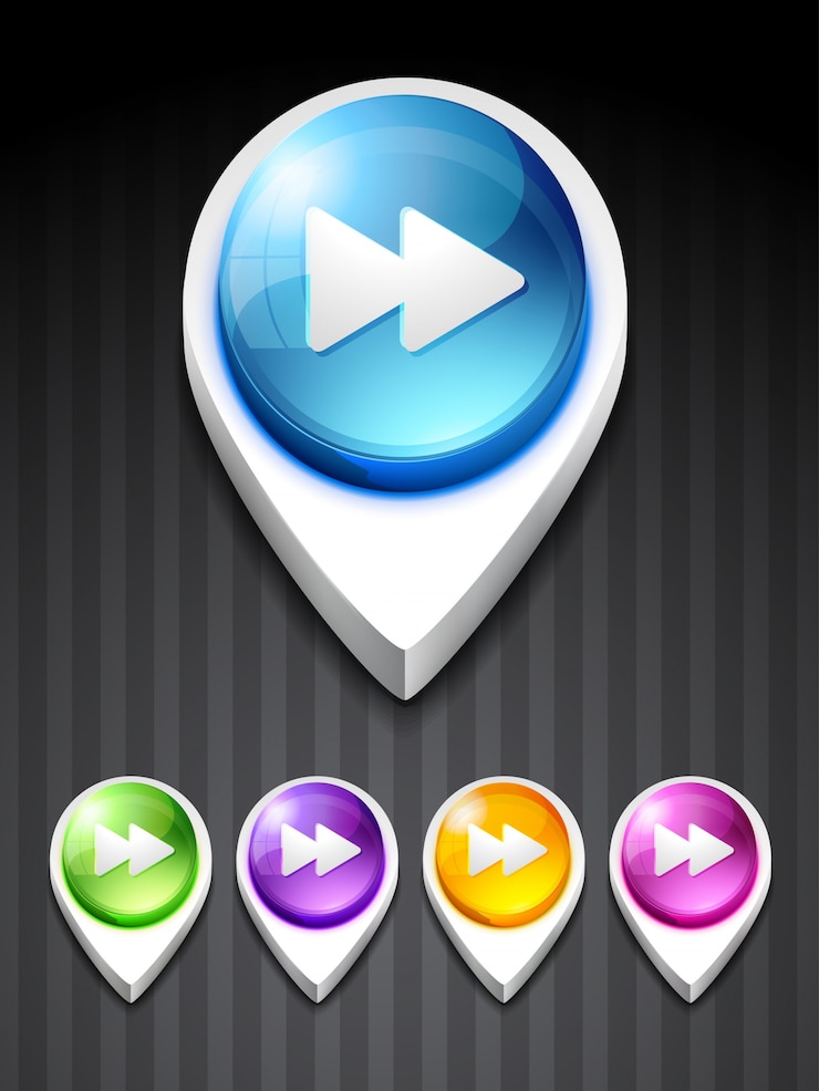 Vector Gratis fast forward icon