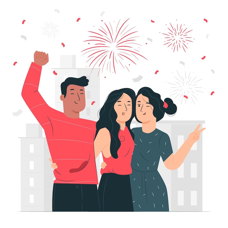 Vector Gratis festivities concept illustration