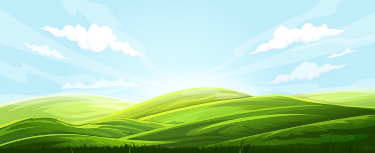 Vector Gratis field background landscape vector