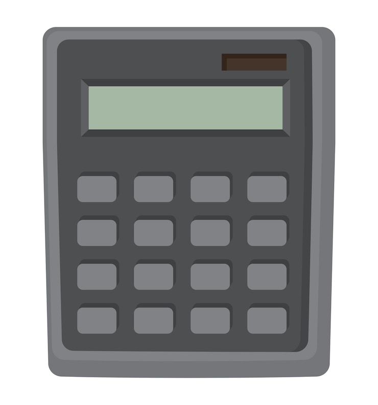 Vector Gratis financial calculator icon
