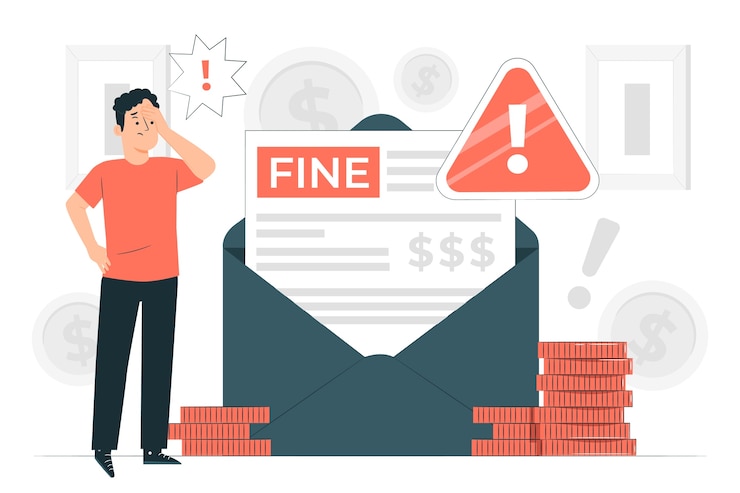 Vector Gratis fine concept illustration