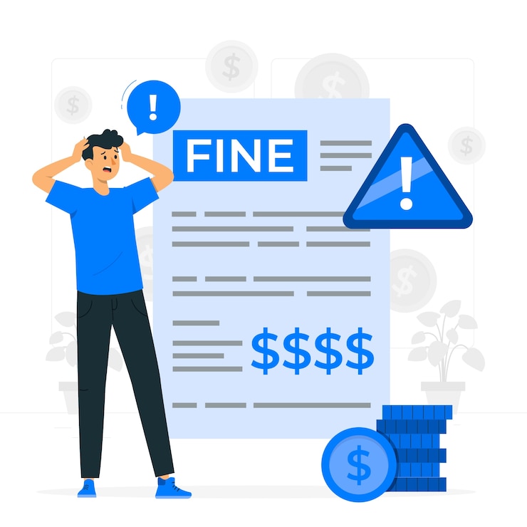 Vector Gratis fine concept illustration
