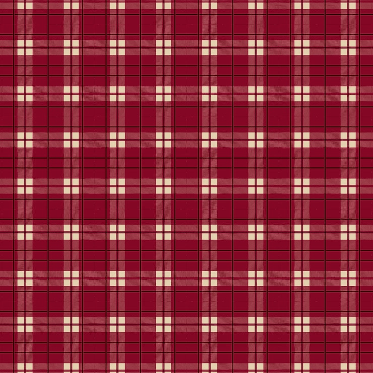 Vector Gratis flat christmas plaid pattern design