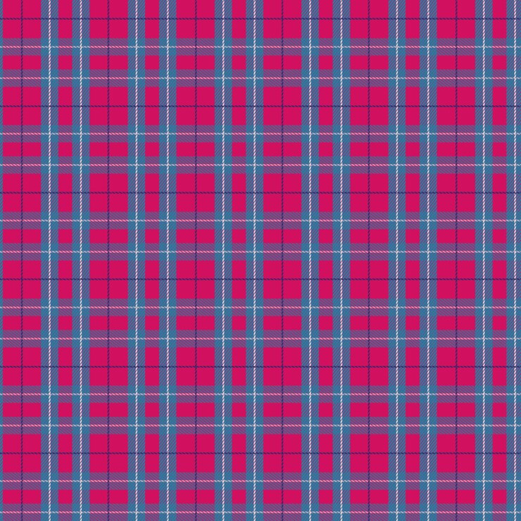 Vector Gratis flat christmas plaid pattern design