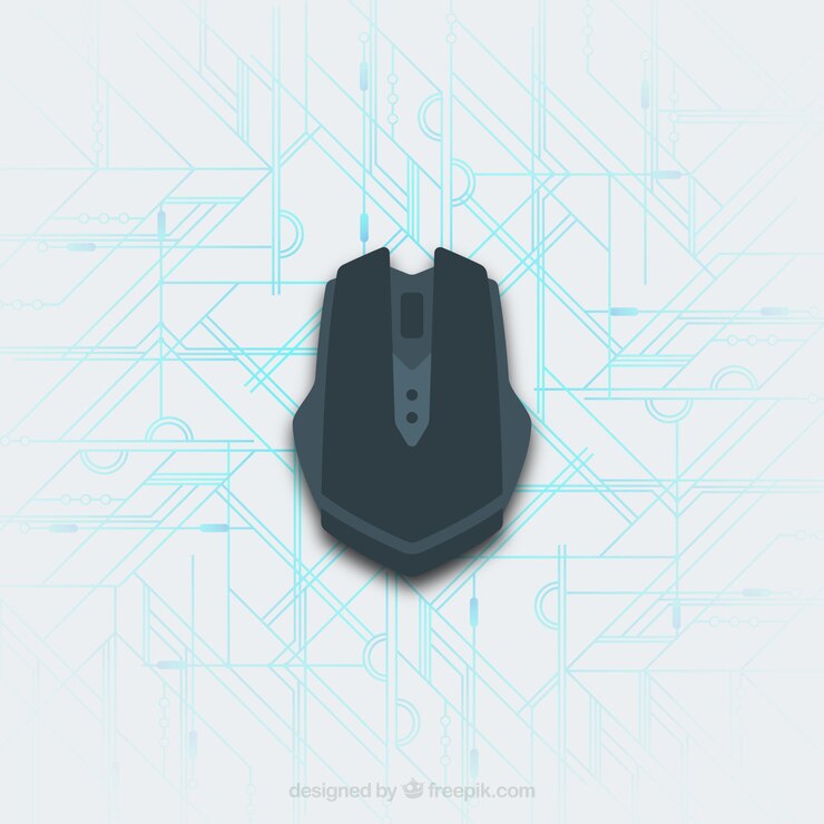 Vector Gratis flat computer mouse