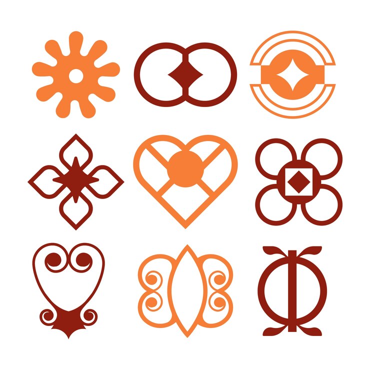 Vector Gratis flat design african icons