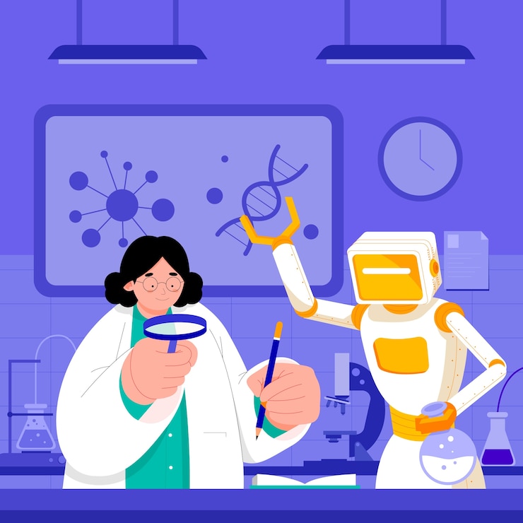 Vector Gratis flat design ai healthcare  illustration