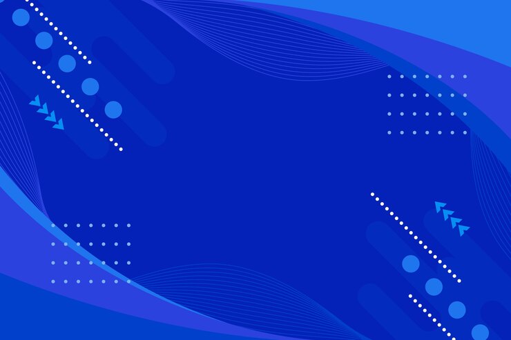 Vector Gratis flat design blue background