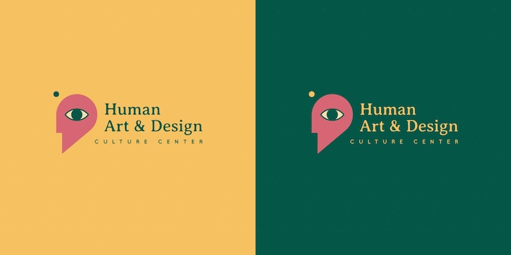 Vector Gratis flat design  culture logo design template