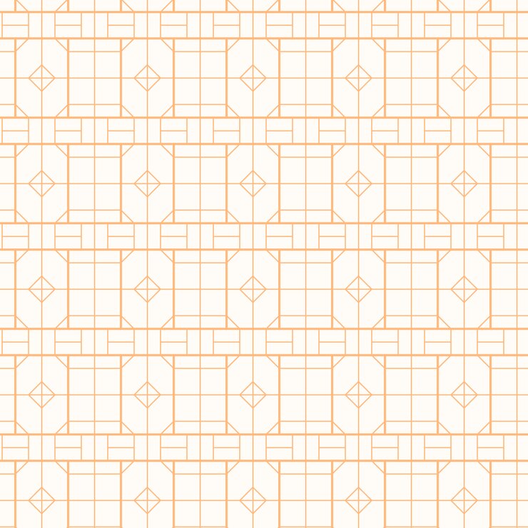 Vector Gratis flat design korean pattern