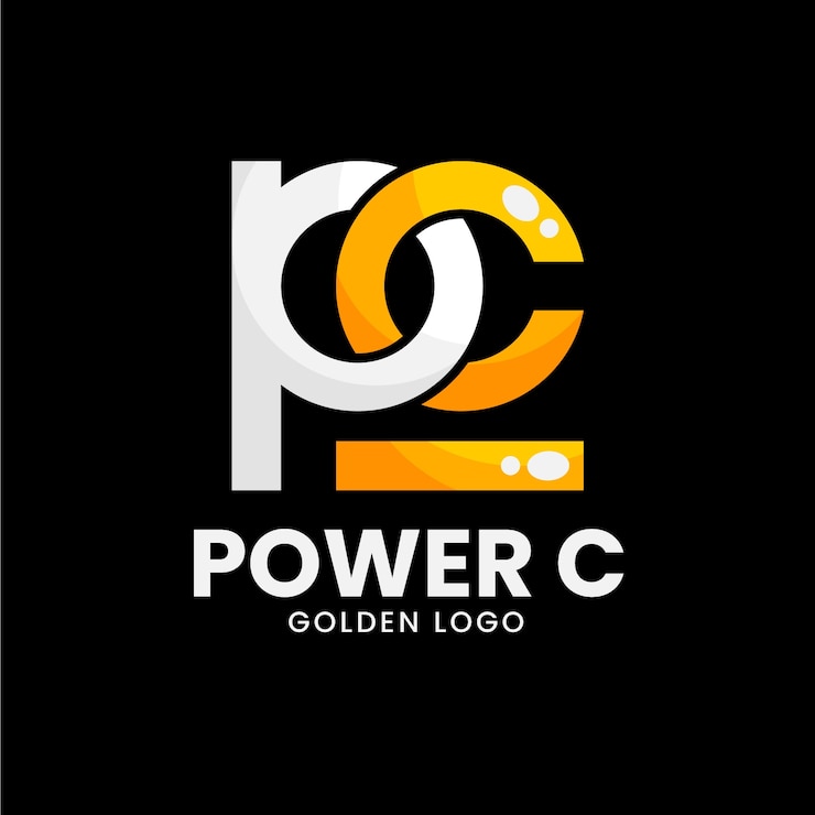 Vector Gratis flat design monogram logo template