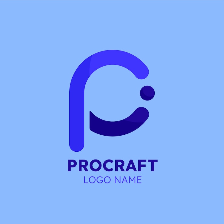 Vector Gratis flat design monogram logo  template