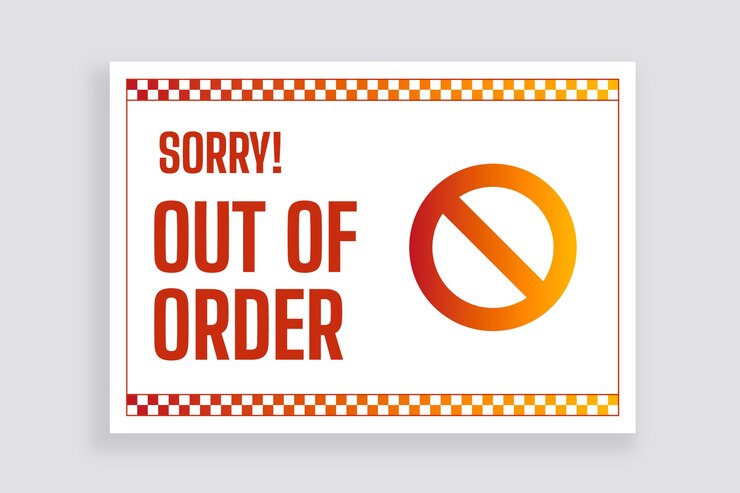 Vector Gratis flat design order sign template design
