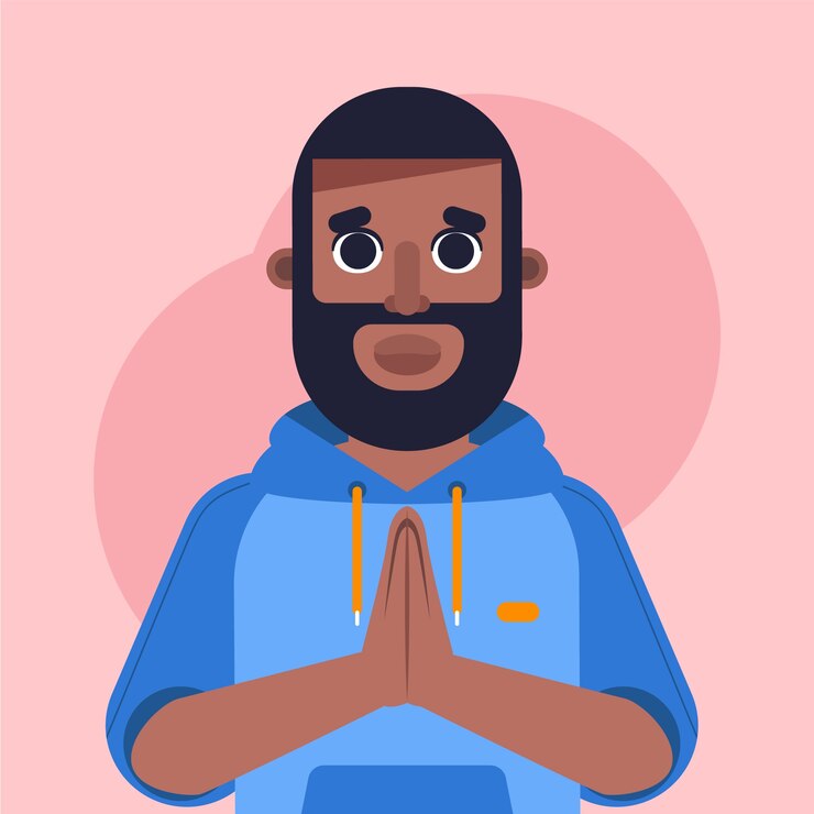 Vector Gratis flat design please illustration