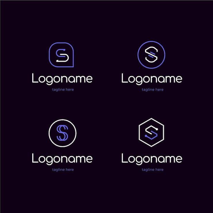 Vector Gratis flat design s logo collection