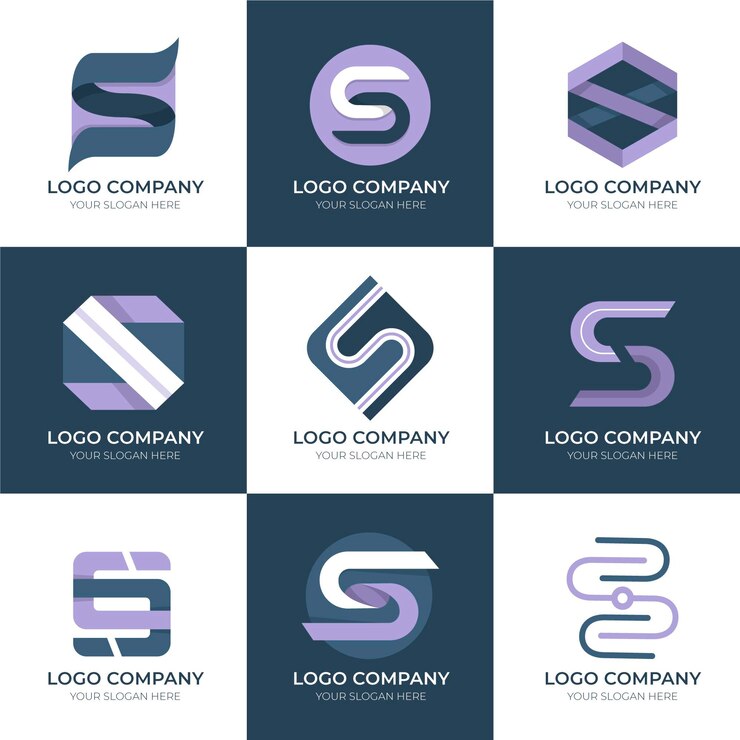 Vector Gratis flat design s logo collection