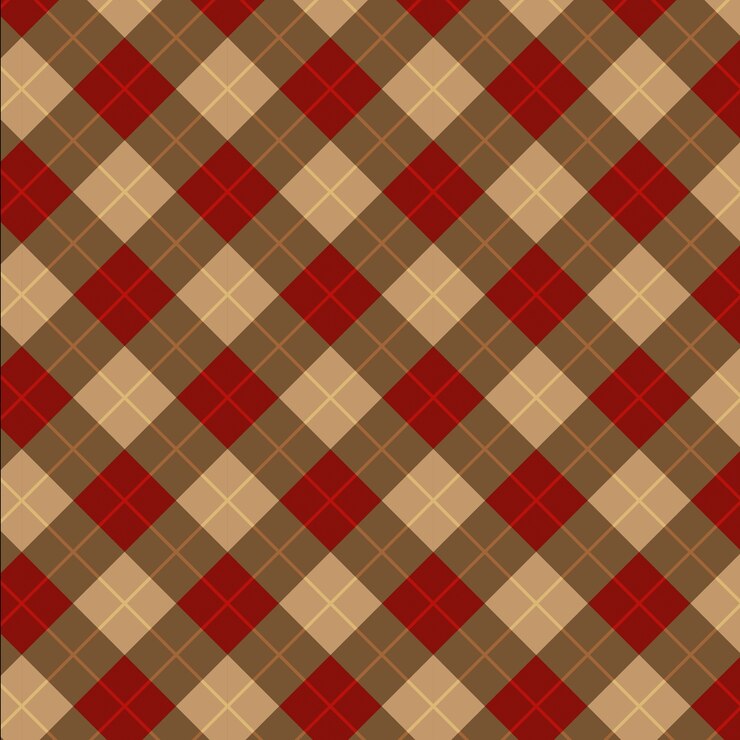 Vector Gratis flat design sweater-like argyle pattern